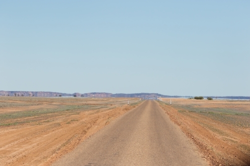 Deserted road in the outback