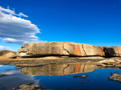 Giant rock reflection