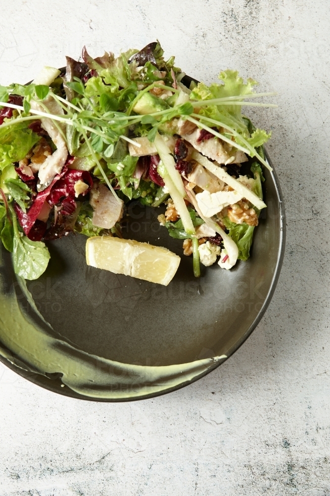 A bowl of green salad - Australian Stock Image