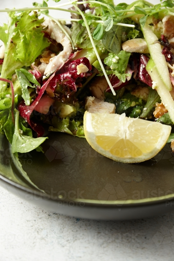 A bowl of green salad - Australian Stock Image