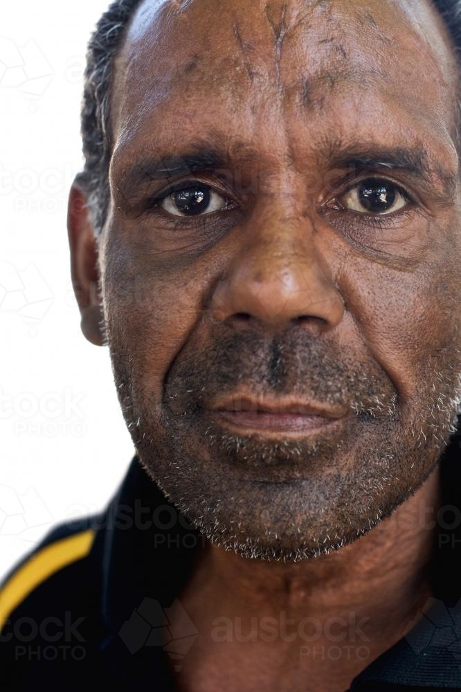 First Nations Australian Man - Australian Stock Image