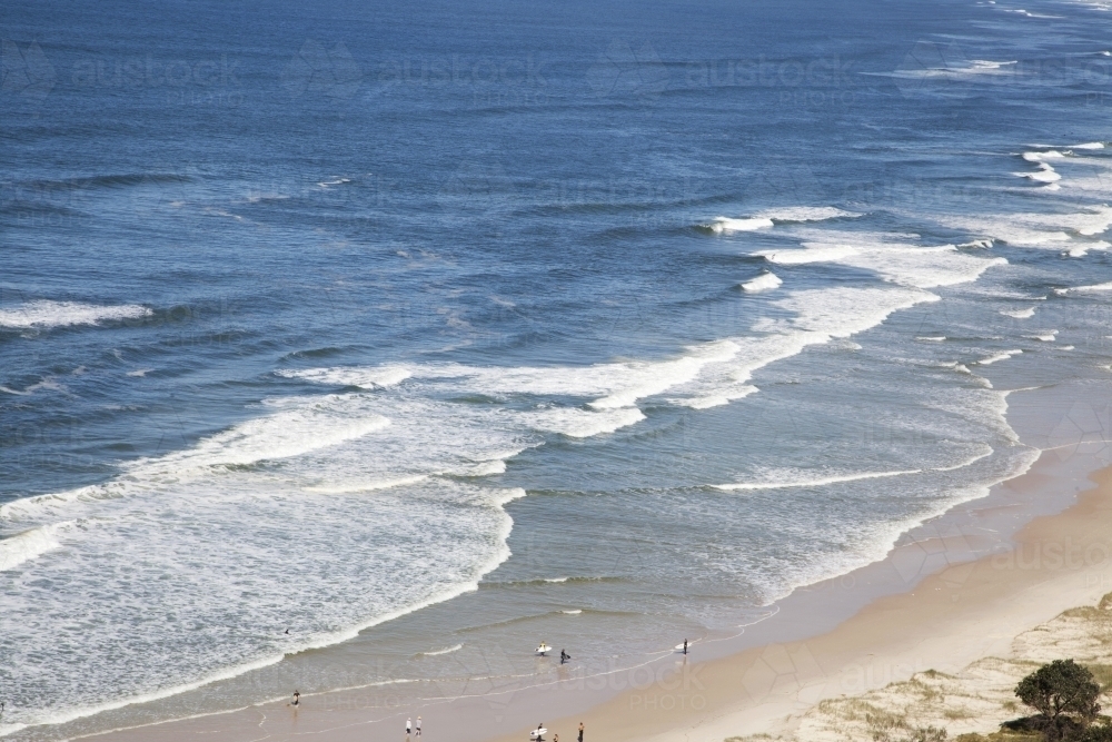 Above view of a beach - Australian Stock Image