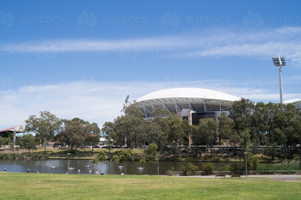 Image of Adelaide sports ground - Austockphoto