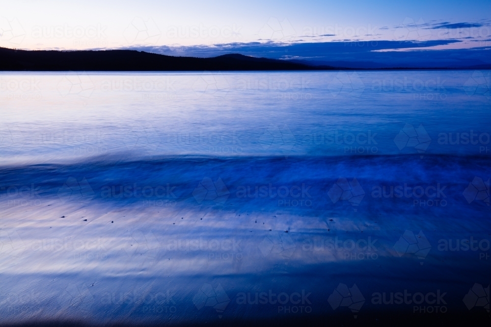 Adventure Bay Twilight - Australian Stock Image