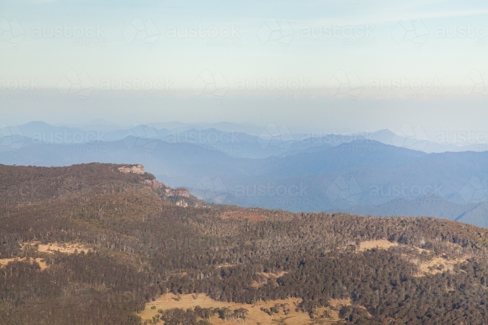 Aerial view of australian landscape - Australian Stock Image