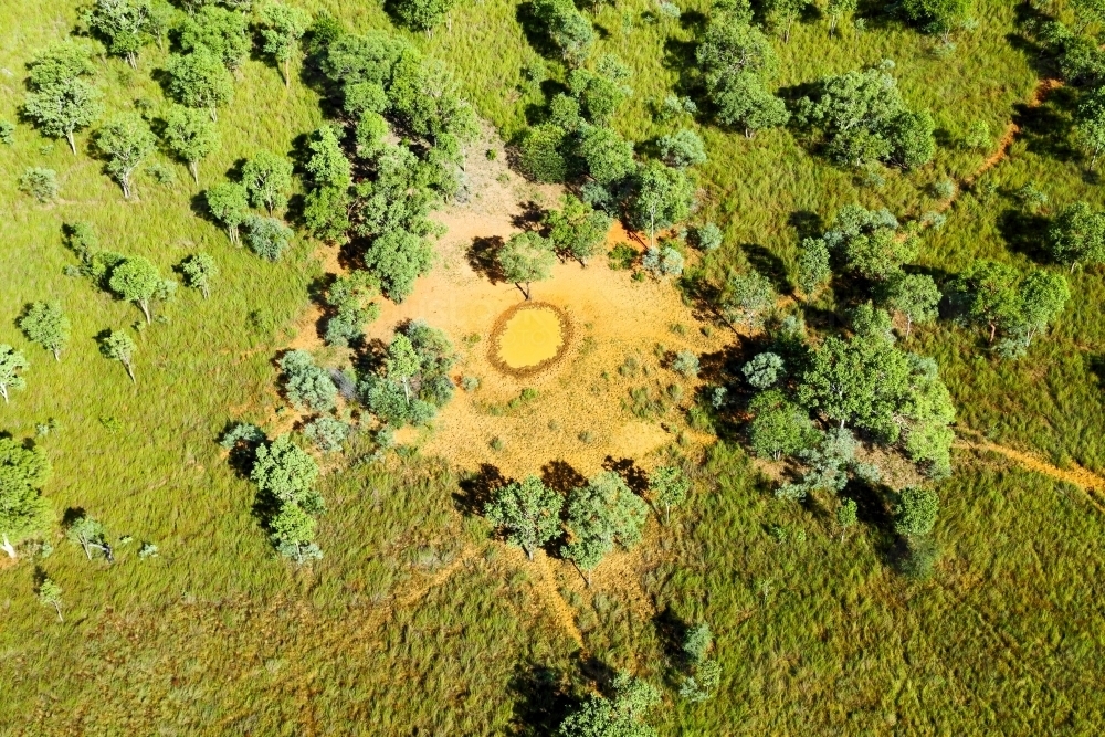 Aerial view of the Kimberley savanna grasslands. - Australian Stock Image