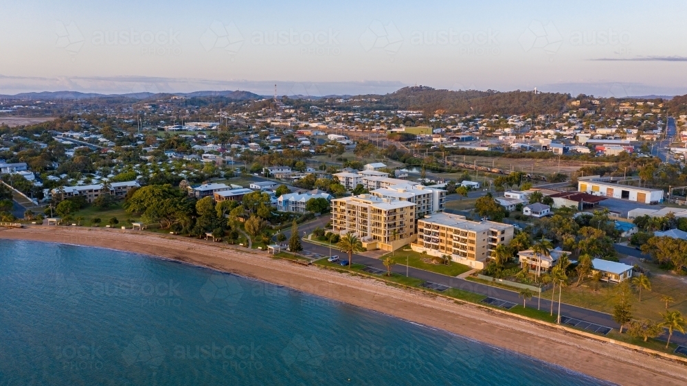 Aerial view of the town at bay point area - Australian Stock Image