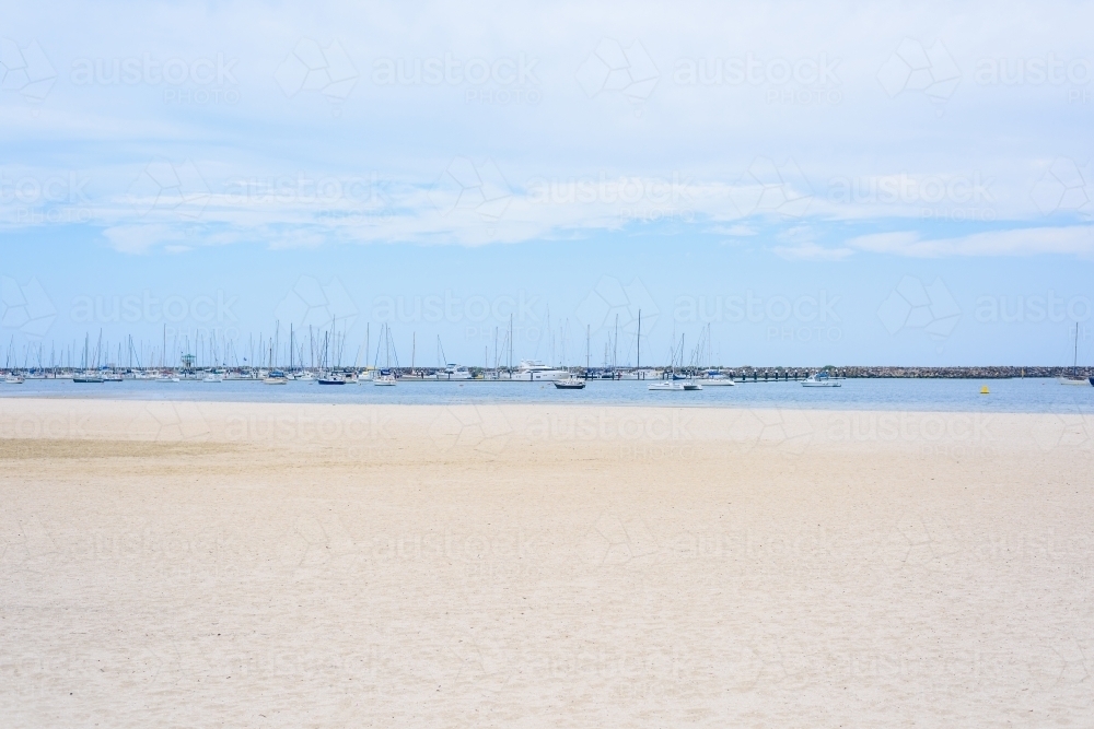 Albert park beach in Melbourne,  Australia - Australian Stock Image