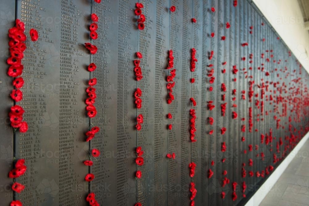 ANZAC DAY at the Australian War Memorial - Australian Stock Image