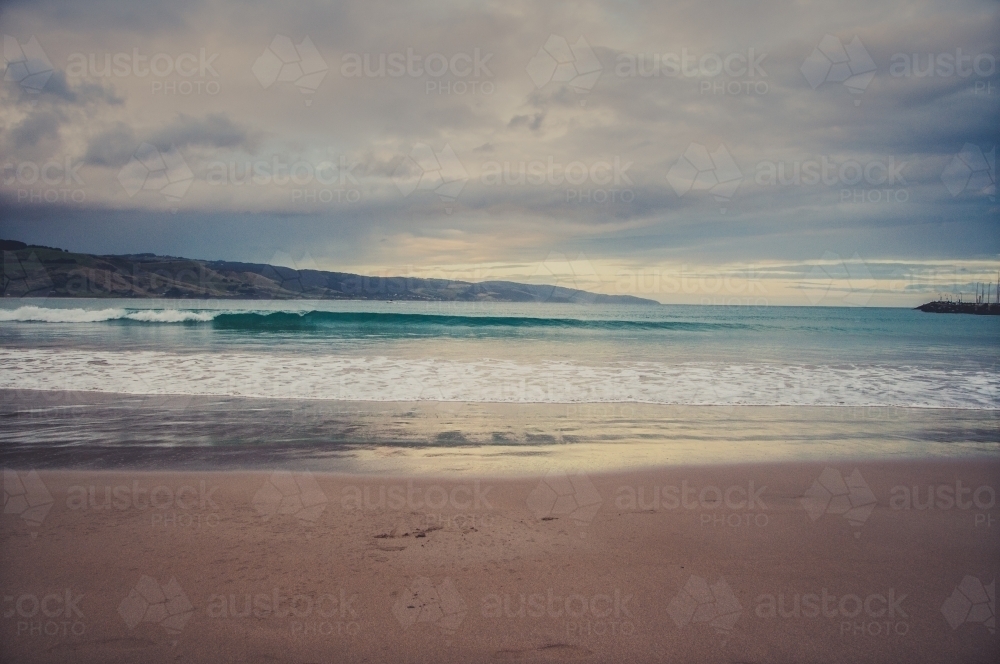 Apollo Bay Beach, Great Ocean Road, Victoria - Australian Stock Image