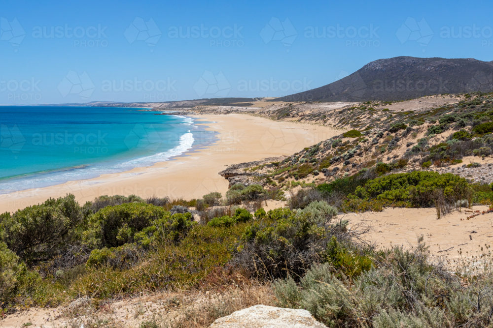 Australian beach in the summer - Australian Stock Image