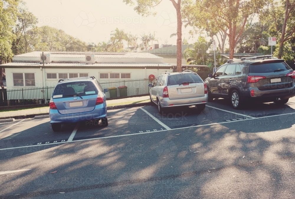 Bad car parking - Australian Stock Image