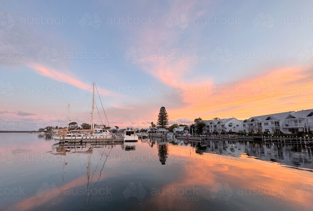 Bancroft Bay Sunset - Australian Stock Image