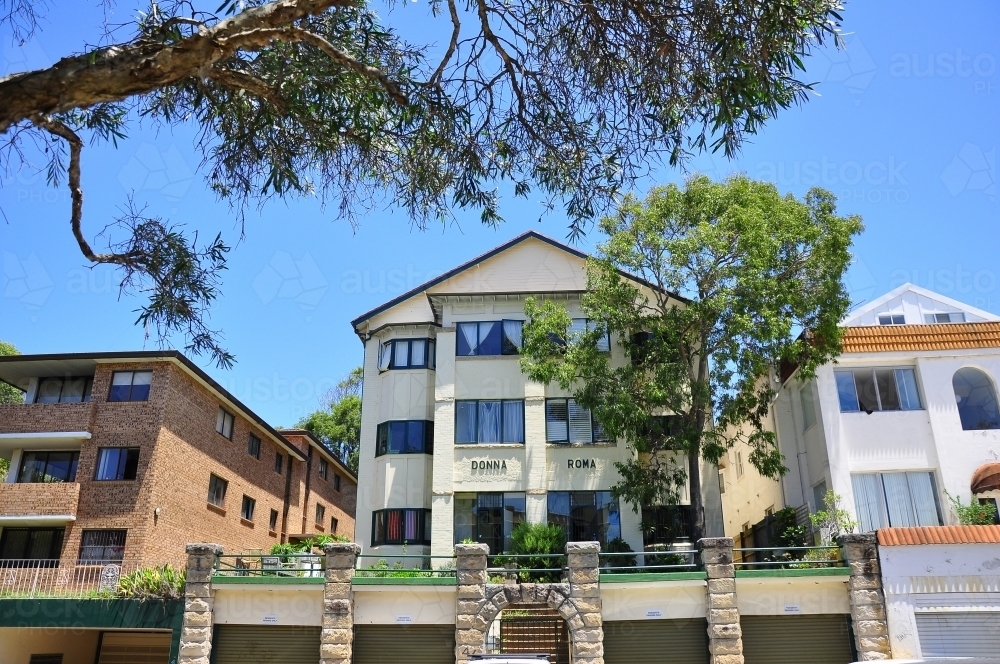 Bondi flats - Australian Stock Image