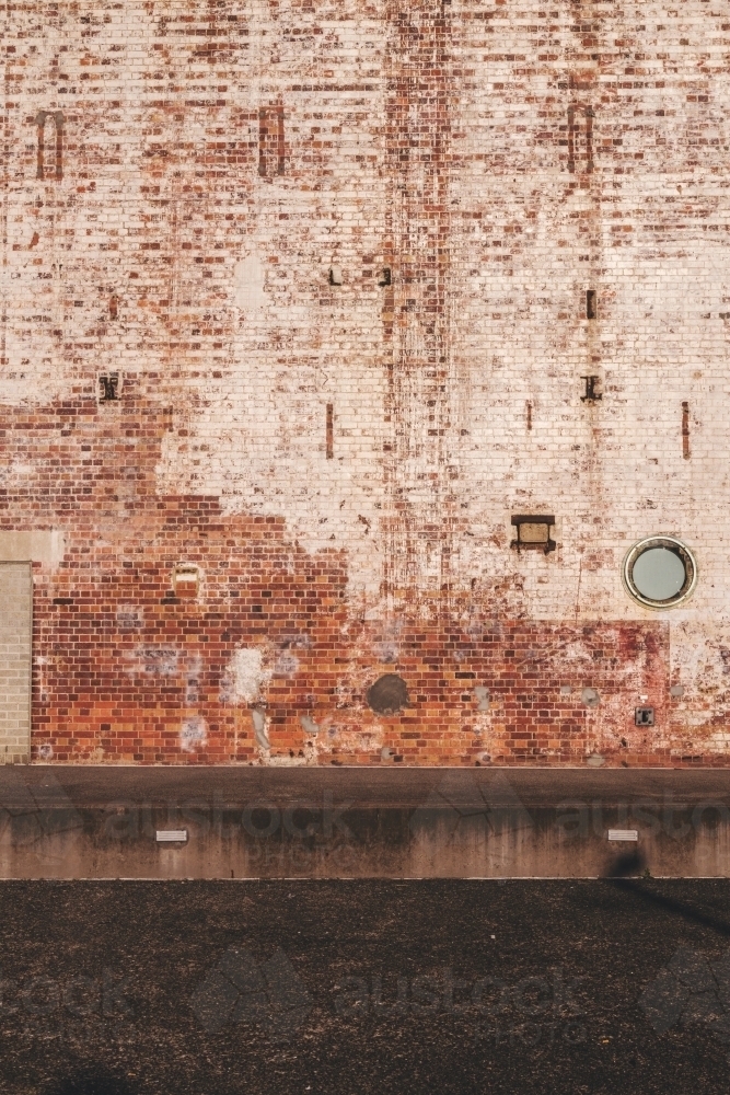 brick exterior wall - Australian Stock Image