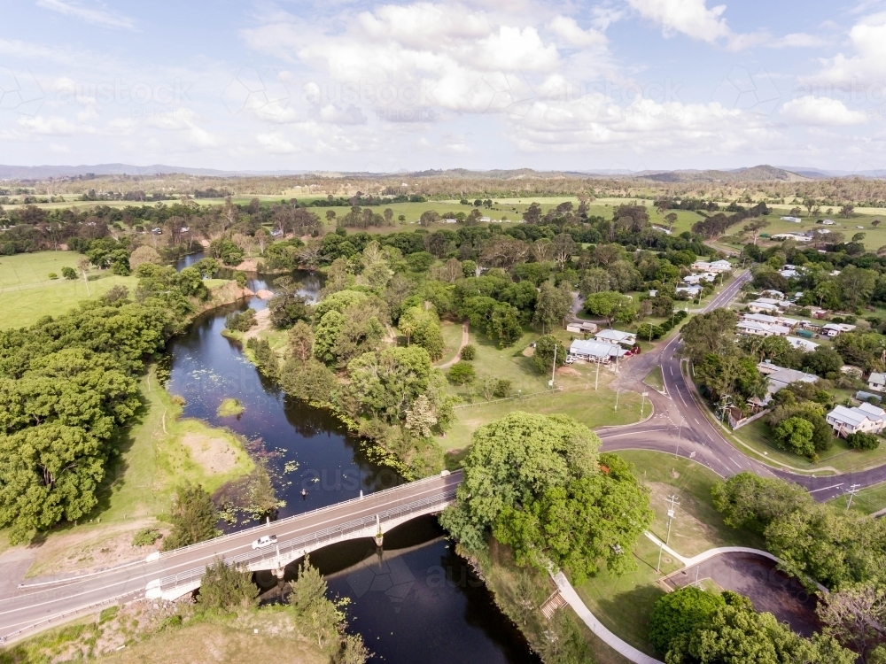 Bridge over Mary river - Australian Stock Image