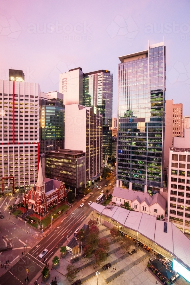 Brisbane City Building and Skyline - Australian Stock Image