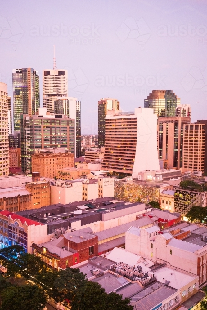 Brisbane City Building and Skyline - Australian Stock Image