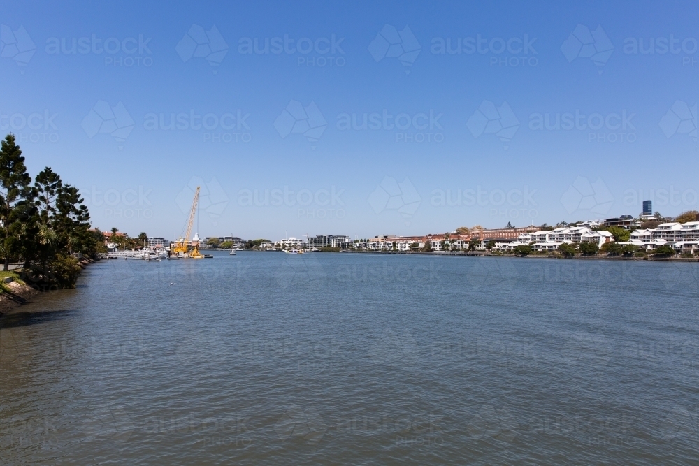 Brisbane River from Bulimba - Australian Stock Image