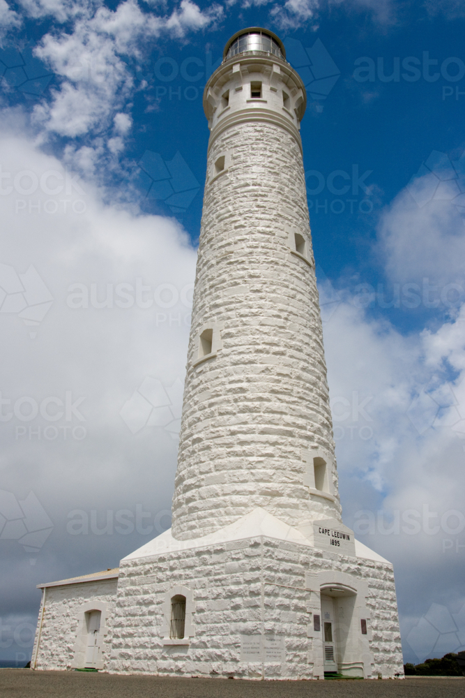 Cape Leeuwin lighthouse on a summer's day in Margaret River, Western Australia, Australia - Australian Stock Image