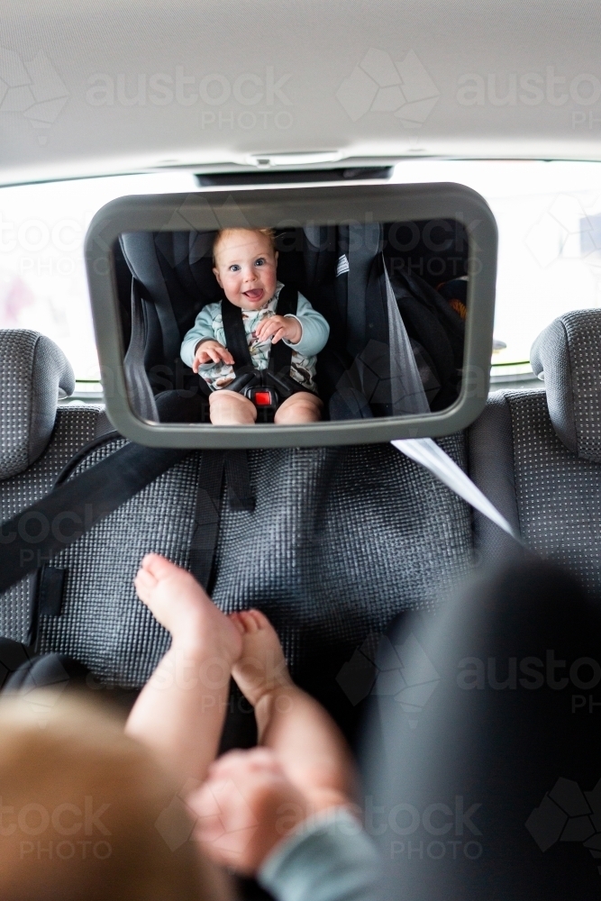 Infant back seat clearance mirror