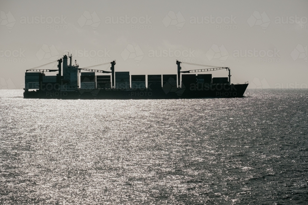 Cargo ship - Australian Stock Image