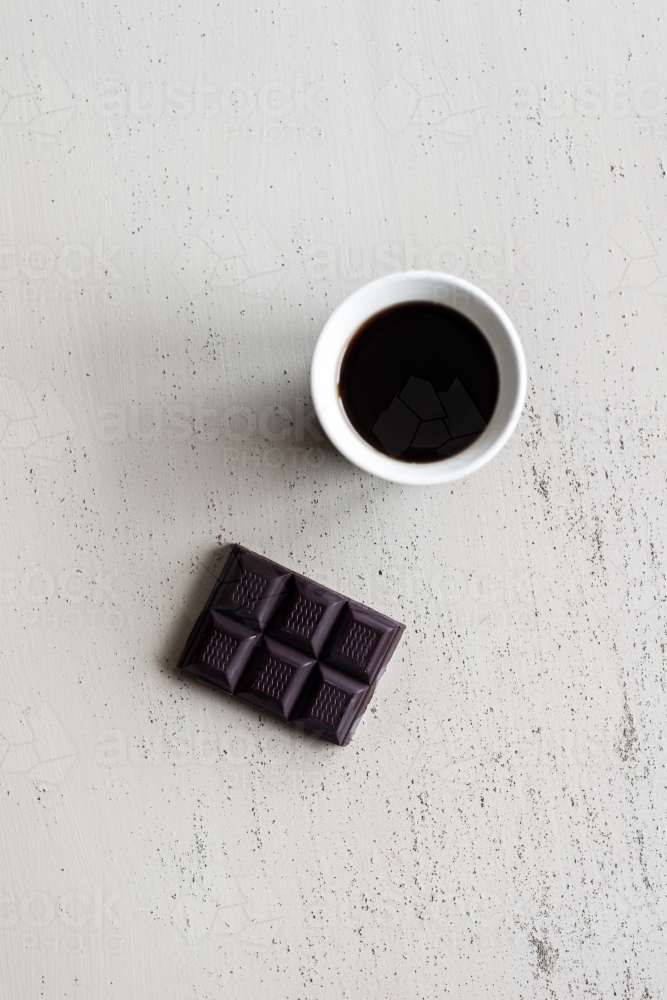 chocolate and coffee - Australian Stock Image