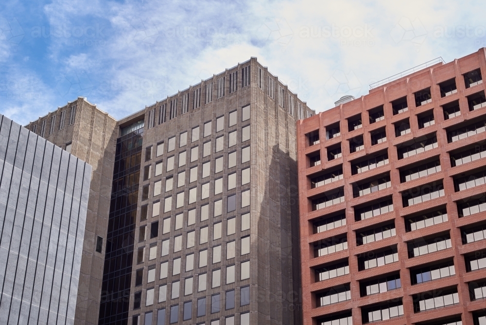 City buildings in the Perth CBD - Australian Stock Image