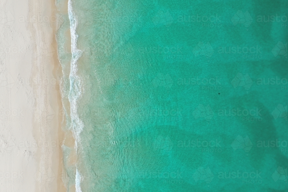 Clear Turquoise Beach Waters in Western Australia - Australian Stock Image