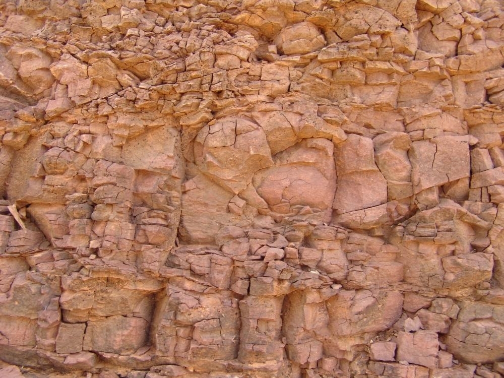 Close up of patterns in rock - Australian Stock Image