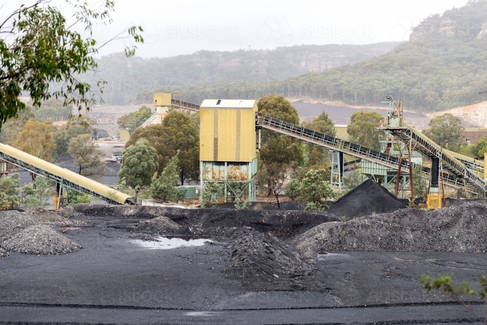 Coal processing plant - Australian Stock Image