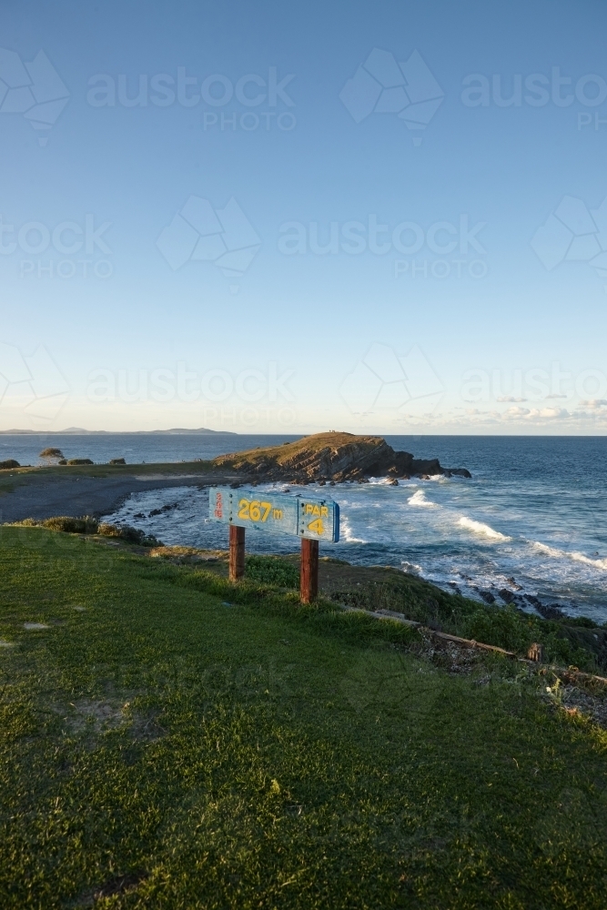 Coastal landscape on sunrise - Australian Stock Image