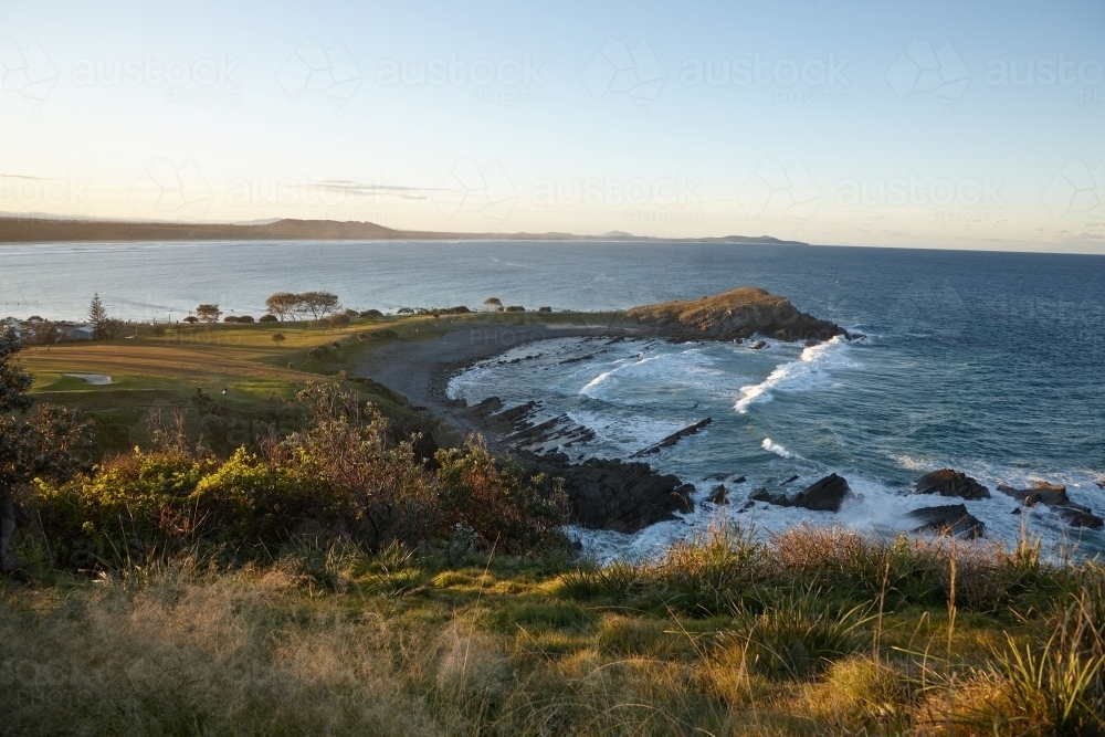 Coastal landscape on sunrise - Australian Stock Image