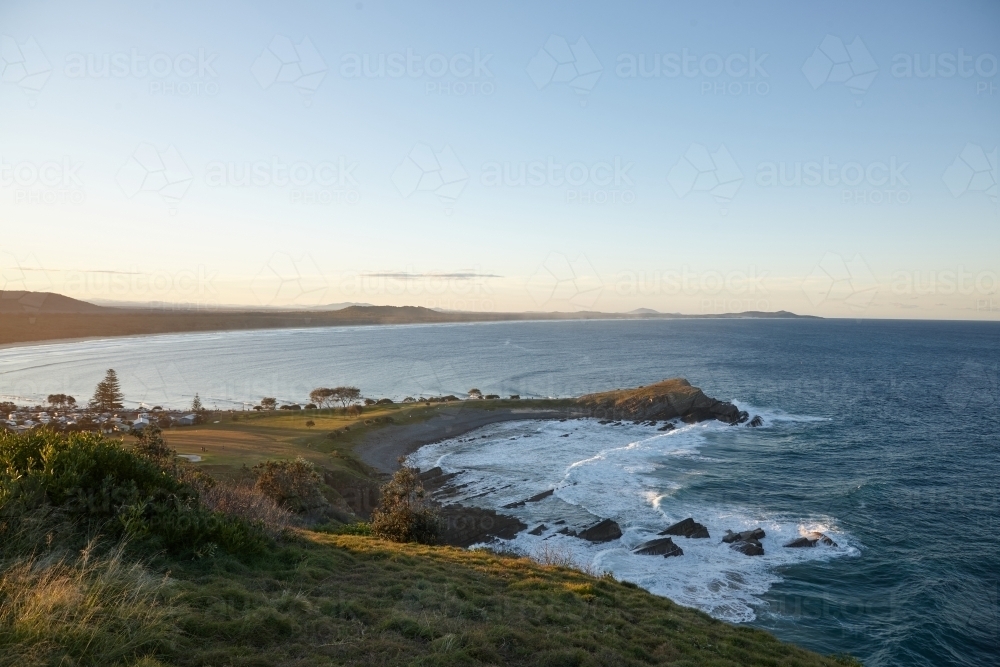 Coastal landscape on sunrise - Australian Stock Image