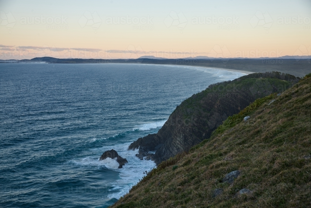 Coastal landscape on sunrise - Australian Stock Image