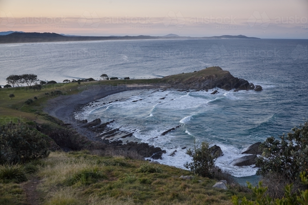 Coastal landscape on sunrise - Australian Stock Image