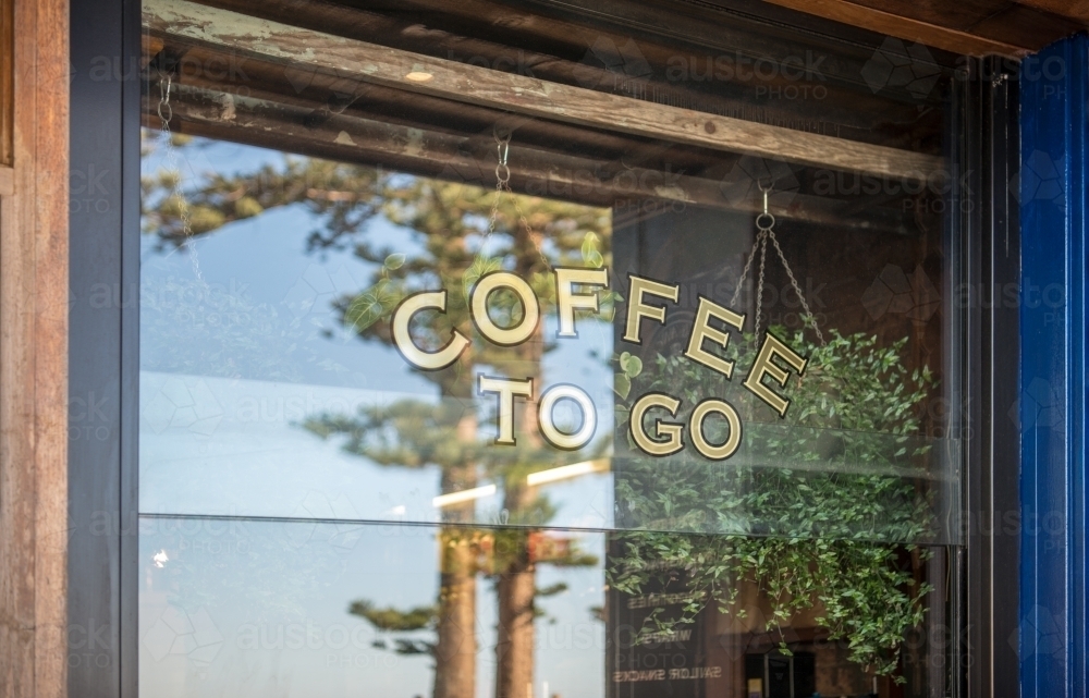 Coffee shop front - Australian Stock Image