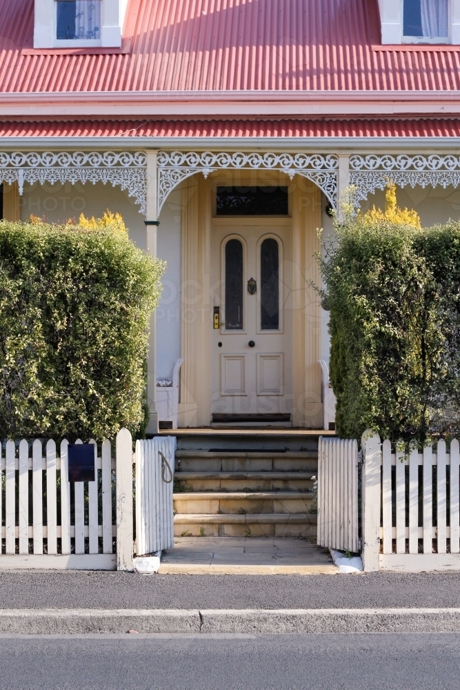 Colonial house, Hobart - Australian Stock Image