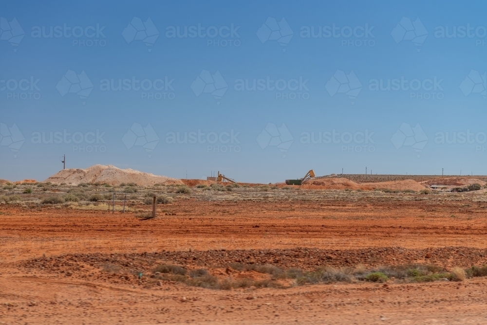 Image of Coober Pedy mine - Austockphoto