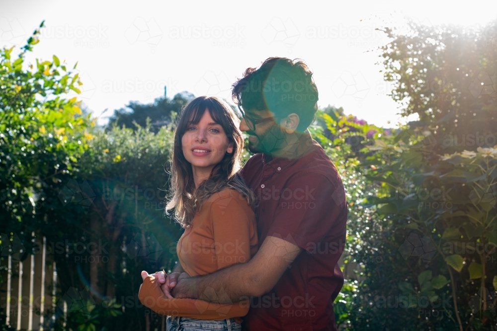 couple outdoors - Australian Stock Image