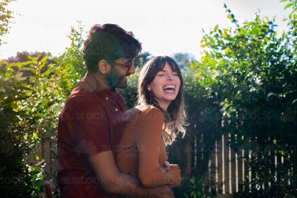 couple outdoors - Australian Stock Image