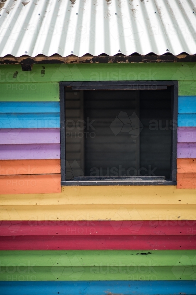 Cubby house at preschool - Australian Stock Image