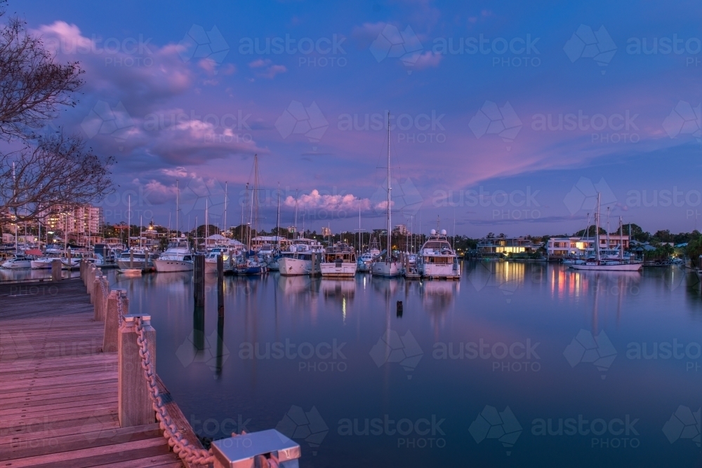 Cullen Bay sunset, Darwin - Australian Stock Image