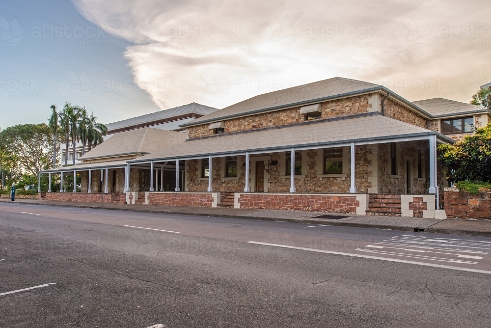 Darwin Old Police station and Court House - Australian Stock Image