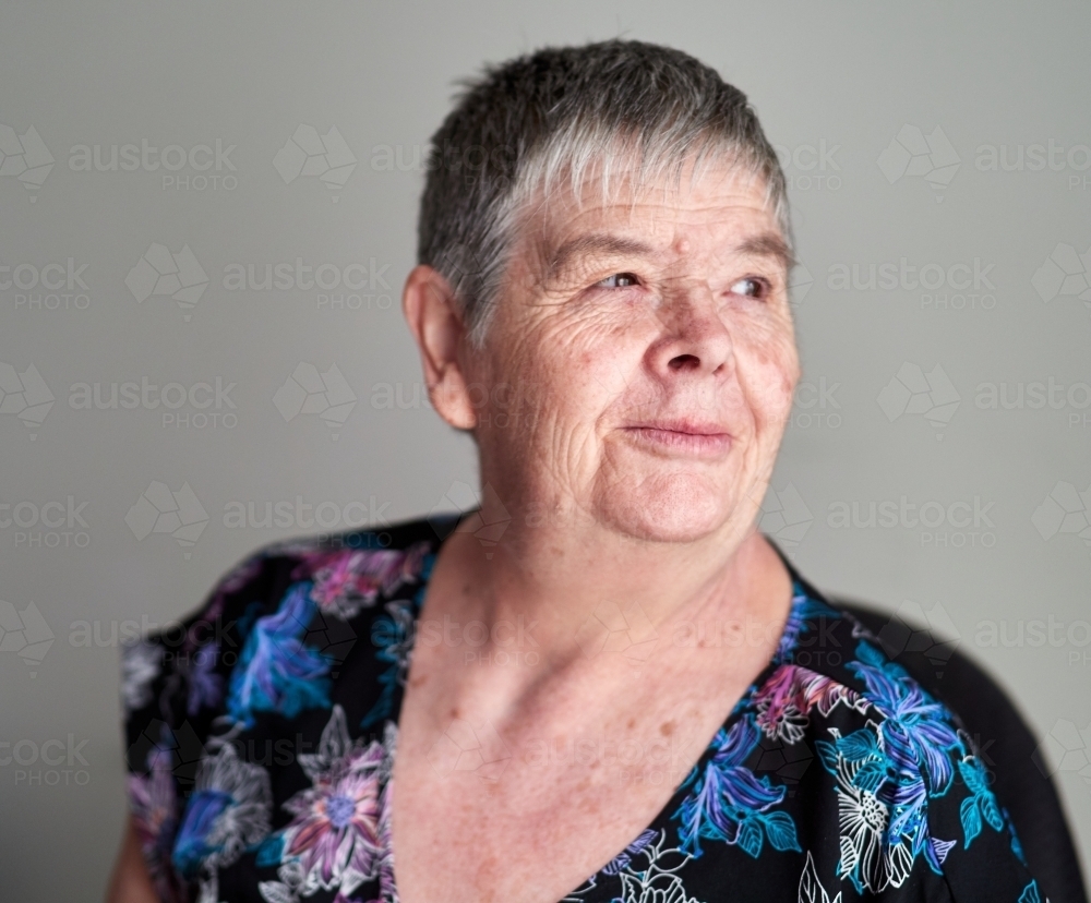 Elderly Woman - Australian Stock Image