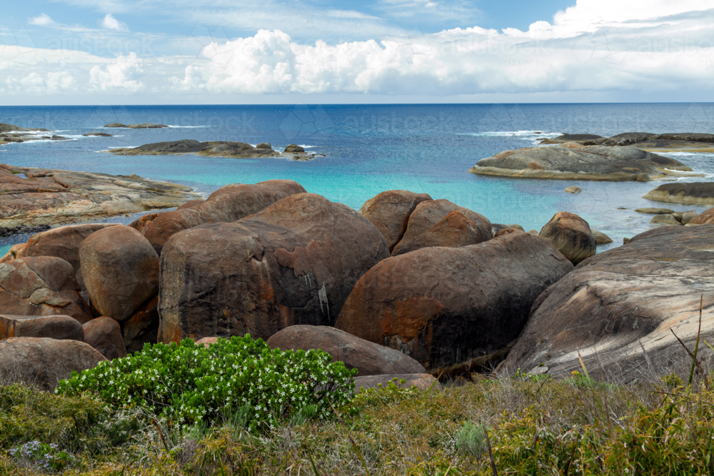 Elephant Rocks in William Bay National Park, Western Australia. - Australian Stock Image