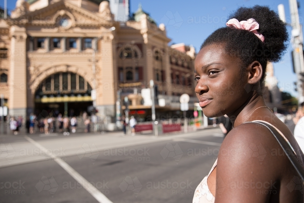 Exploring Inner City Melbourne - Australian Stock Image