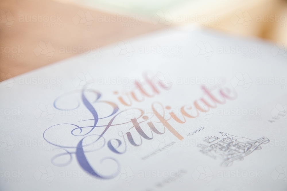 image-of-fancy-australian-birth-certificate-austockphoto