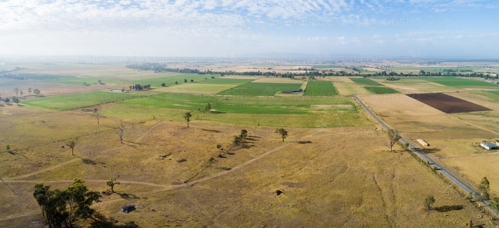 Farming paddock landscape - Australian Stock Image