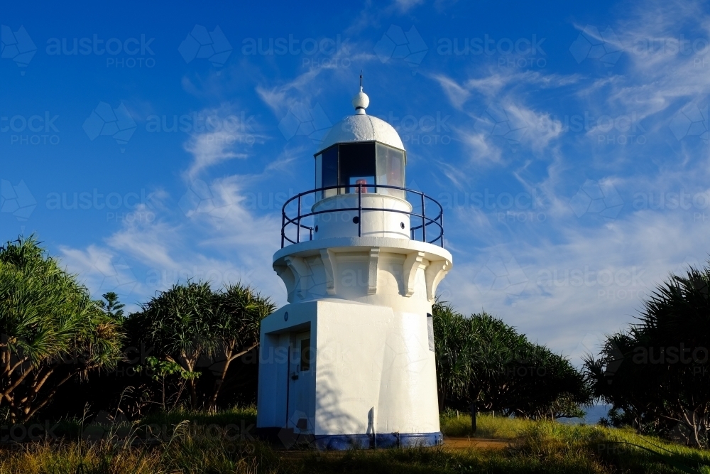 Fingal Head Lighthouse - Australian Stock Image